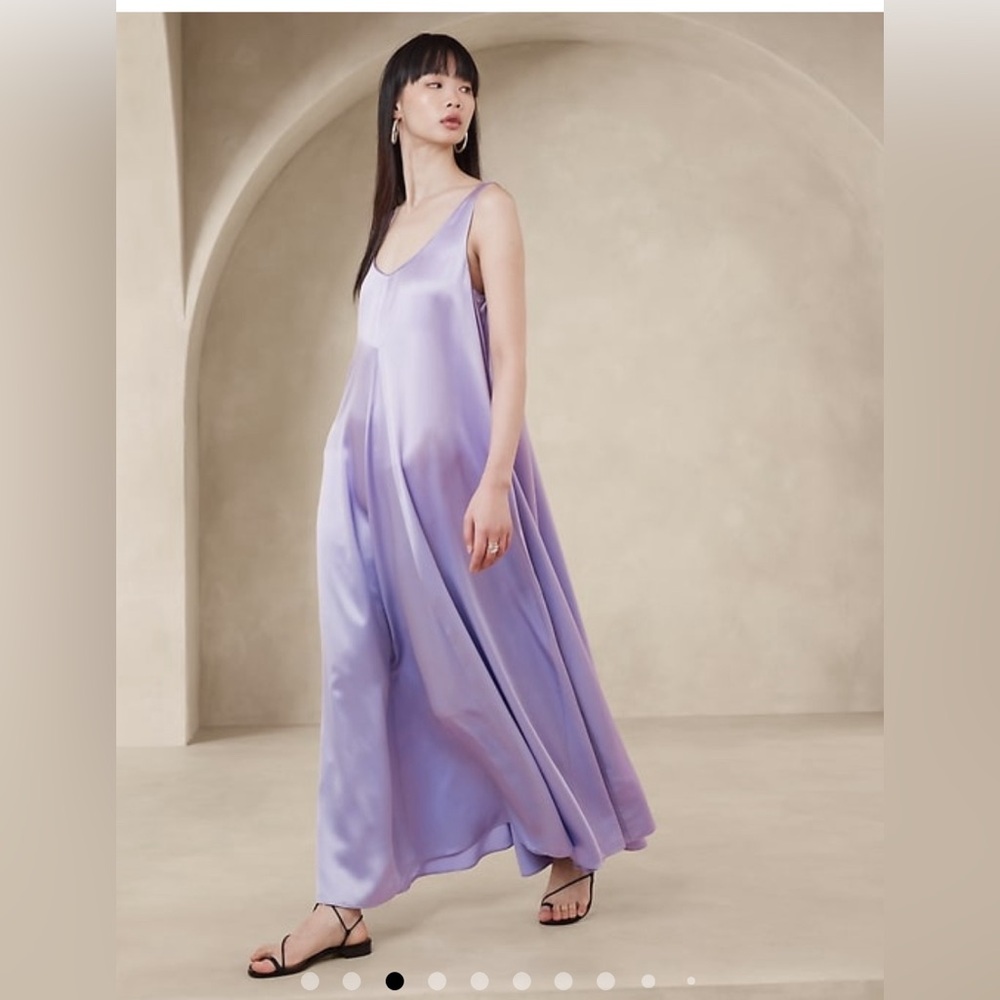 Banana Republic Serenade Silk Maxi Dress Medium